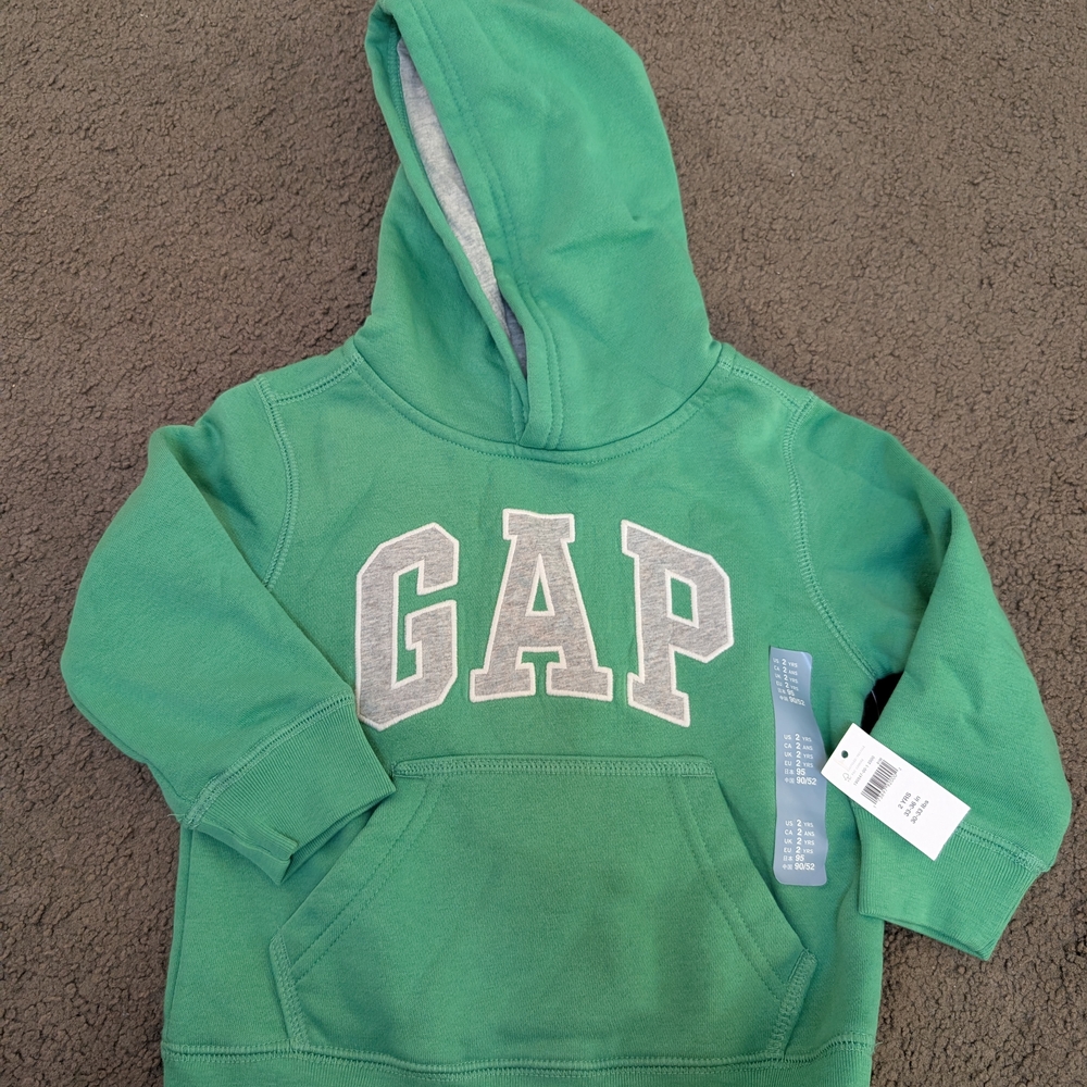 GAP Kids Vibrant Green Hoodie